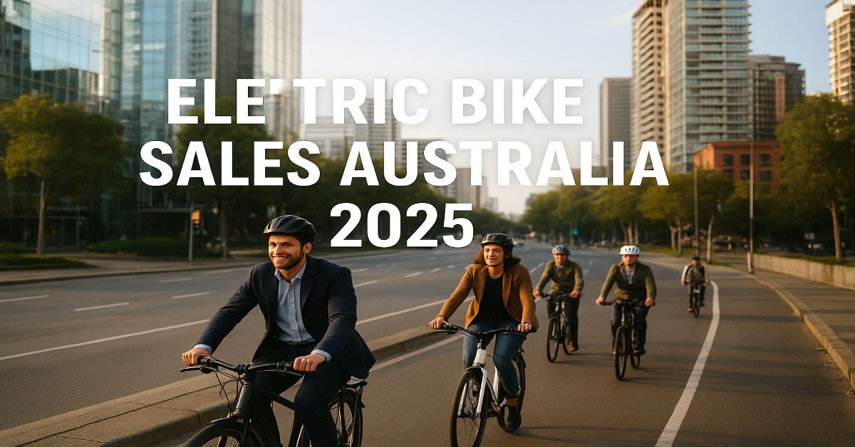 Electric bike sales trends in Australia 2025.