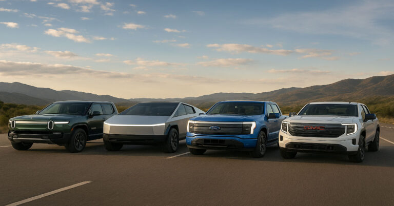 Electric Pickups with Long Range in the USA