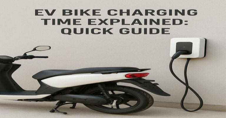 EV Bike Charging Time Explained the factors