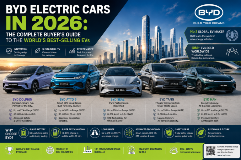 BYD Electric Cars in 2026