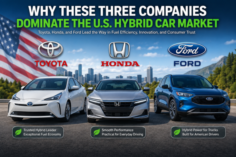 Why These Three Companies Dominate the U.S. Hybrid Car Market in 2026