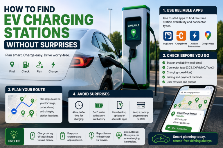 How to Find EV Charging Stations Without Surprises