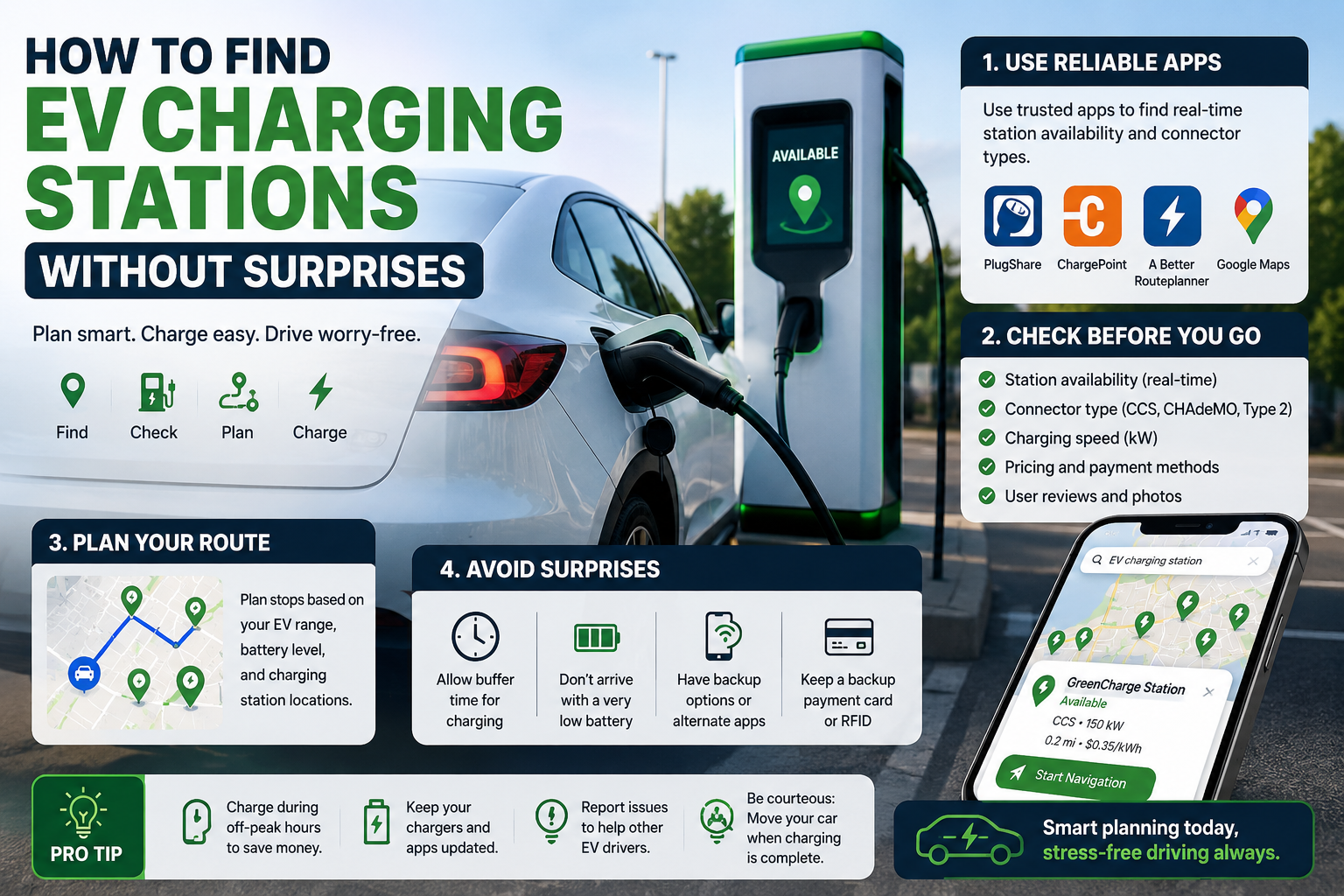 How to Find EV Charging Stations Without Surprises