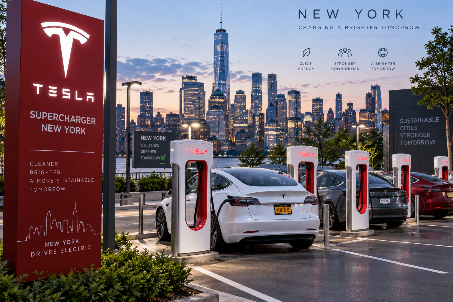 Tesla Charging Stations New York